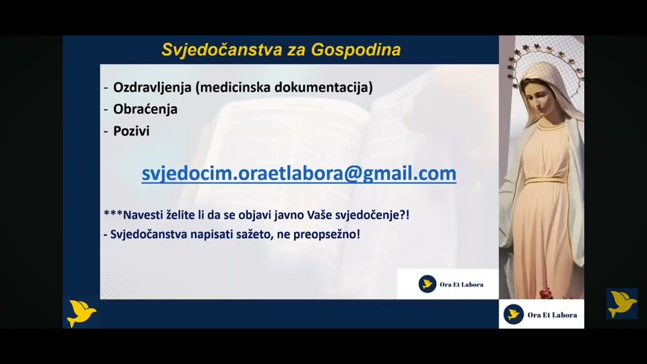 (12.) Kratka svjedočanstva za Isusa Krista 