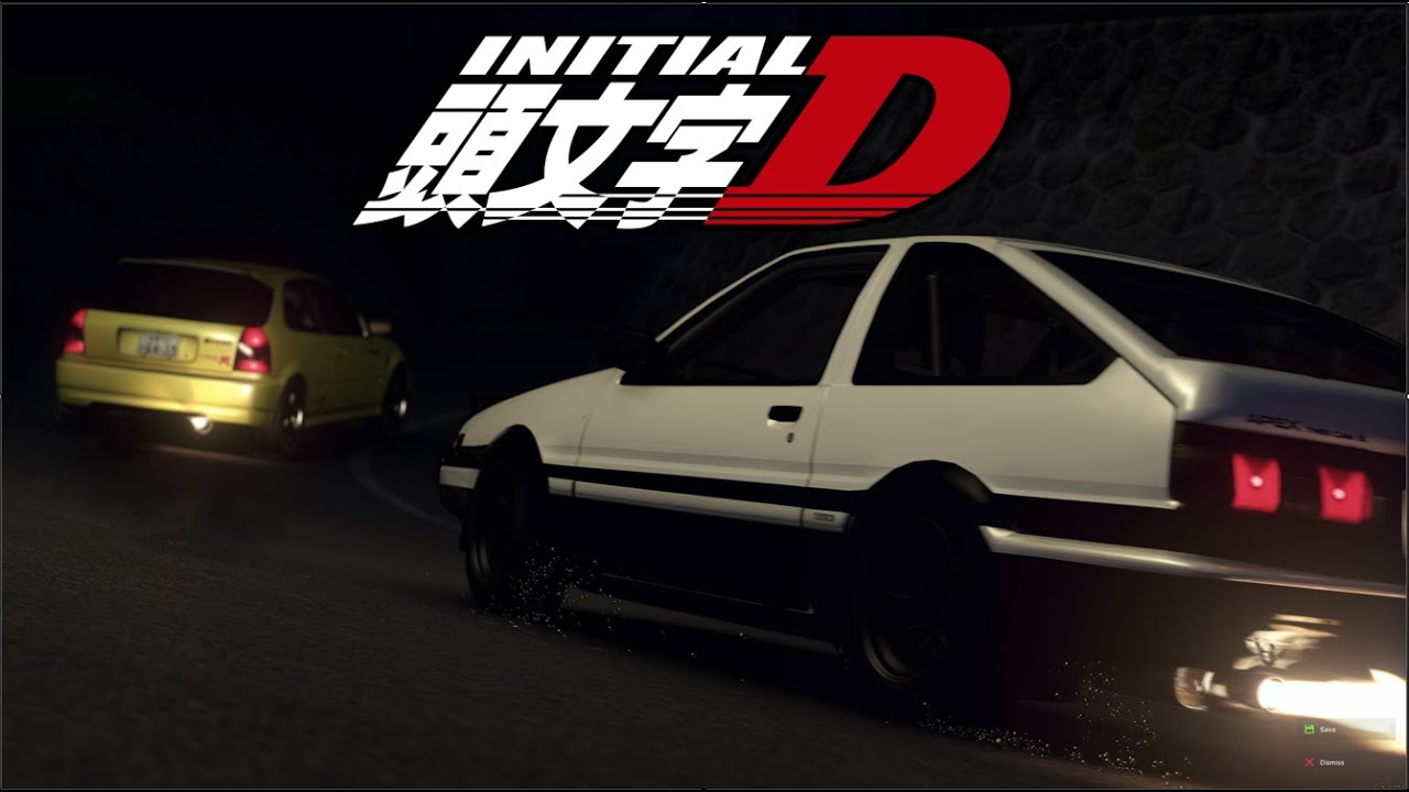 Initial D - The Todo School 東堂塾 Race - Assetto Corsa cinematic Re ...