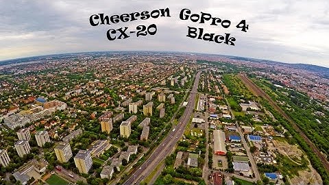 Cheerson CX-20, GoPro 4 Black, 2 axis gimbal