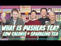 What is Pushers Tea? (Check out this Low-Calorie Sparkling Tea Drink from Thailand)  | Enchong Dee