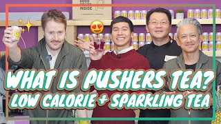 What is Pushers Tea? (Check out this Low-Calorie Sparkling Tea Drink from Thailand)  | Enchong Dee