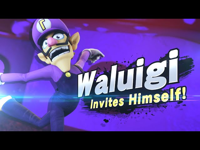 Super Smash Bros - Waluigi Reveal Trailer (Flash Warning) class=