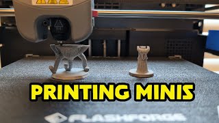 Printing Miniatures on the Flashforge Adventurer 5M