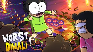 Worst Diwali Ever Chaotic Family & Friends Hardtoonz