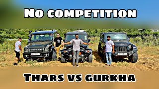 मज़ा ही आगा 🔥OFFROADING देख के || THARS VS GURKHA @Kunalyadavreview @khushirammalhotrakrmvlogs3942