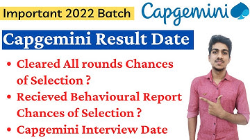 Capgemini Result Date 2022 Batch| Capgemini Interview Date | Capgemini Work Style Report Mail