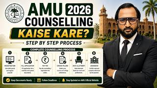 Live AMU Counselling 2026 | kaise kare Counselling ek example k sath dekh lo | All steps cleared