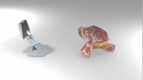 Blender Monkey Water