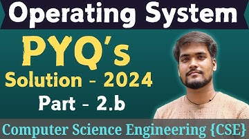 OS PYQ 2024 | Round Robin Scheduling | Bihar Engineering University | BEU PYQ | Operating System 
