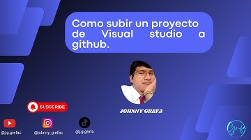 Como subir un proyecto de Visual studio a github