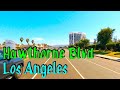 Hawthorne Blvd, Inglewood to Rancho Palos Verdes! Los Angeles Street Driving Tours. HD