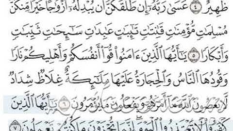 سورة التحريم من4 الي 8