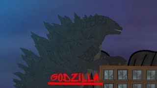 (Dc2/Godzilla) My Godzilla First Animation Test(Godzilla 2014 Vs Male M.u.t.o)