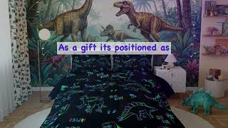 QOOMO Jurassic Dinosaur Comforter: Roaringly Fun Bedding!