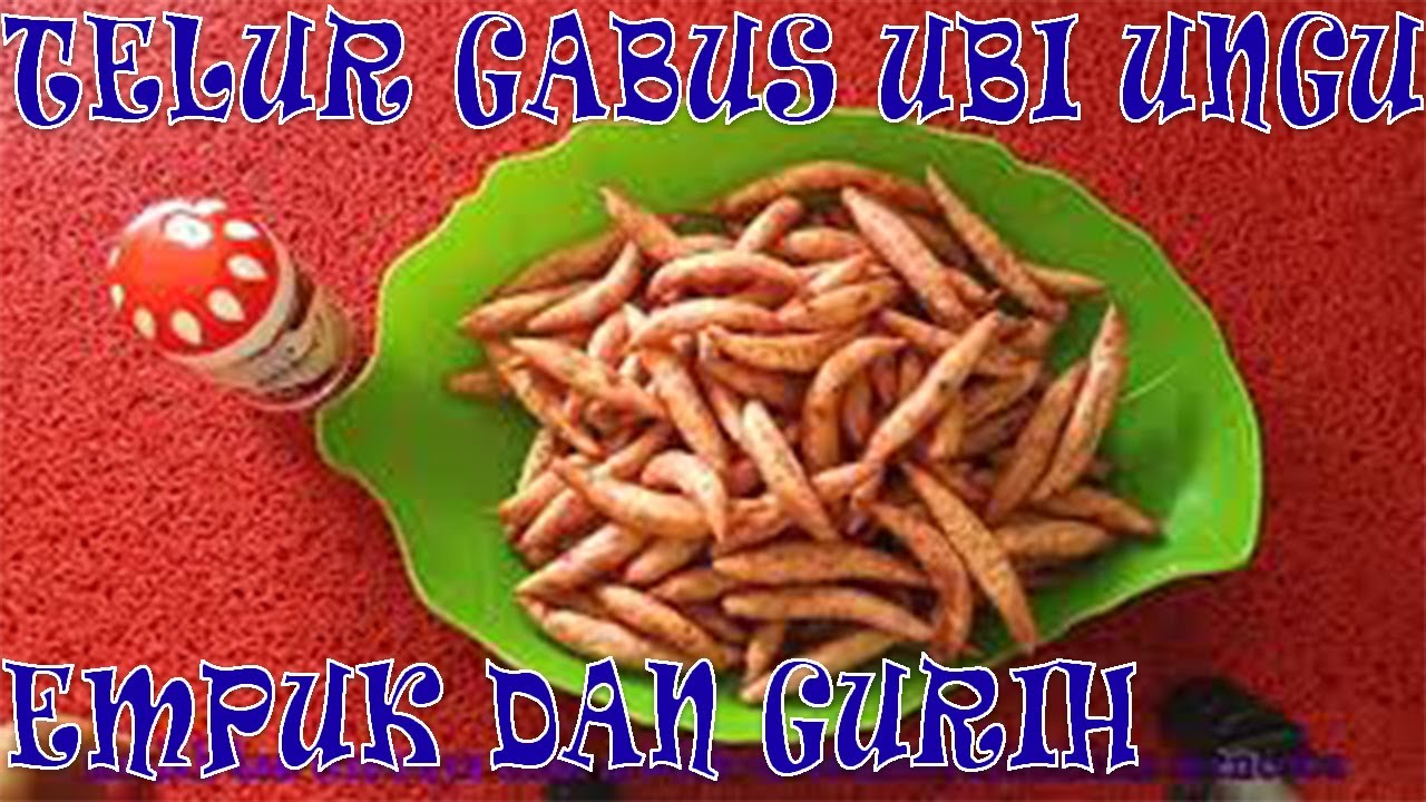 cemilan mirip telor gabus ternyata terbuat dari ubi ungu - YouTube