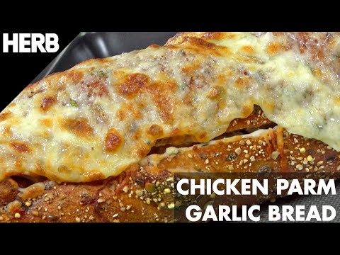Chicken Parmesan-Stuffed Garlic Bread - Chicken Parmesan-Stuffed Garlic Bread
