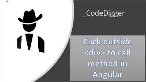 Call method on clicking anywhere outside div or popup in Angular