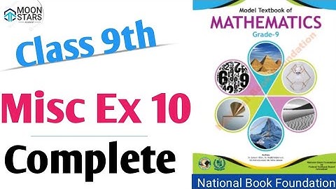 Misc Ex 10 Class 9 Maths Chapter 10, Miscellaneous Exercise 10 class 9th Mathematics,NBF of Pakistan