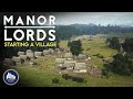 Lets build a medieval village in manor lords to see if it lives up to the hype  ep 1