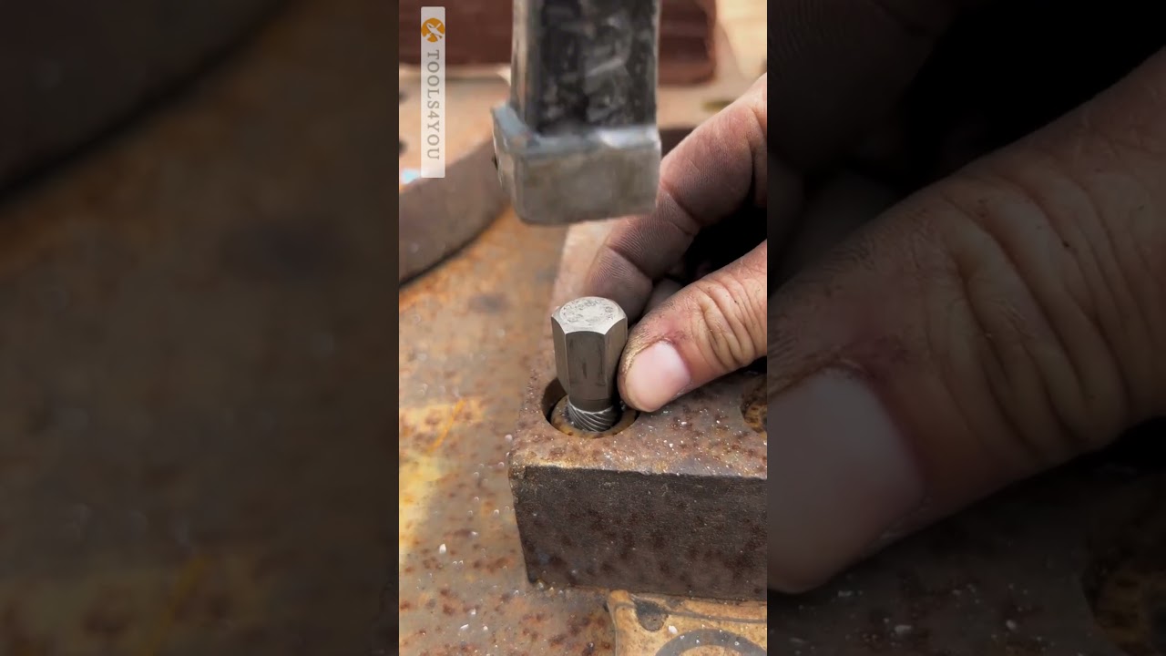 How to remove slipped hexagon socket head bolts
