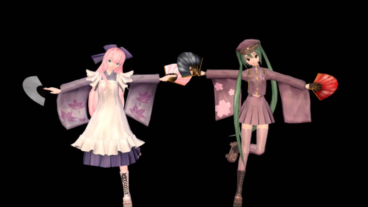 Live(MMD) - SenbonZakura (feat. Hatsune Miku & Megurine Luka)