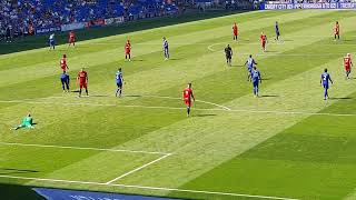 Birmingham City V Cardiff City Away 2022 - Scott Hogan Can't Control The Ball