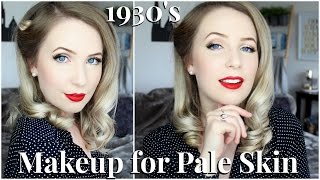 100 Years of Makeup for Pale Skin | 1930's