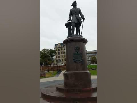 Саратов, гостиница Словакия, памятник Петру Первому, 18.10.2024 - YouTube