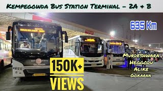 Night riders from Kempegowda Bus stand Terminal 2a & b | KSRTC | NWKRTC | Unique long Routes ?