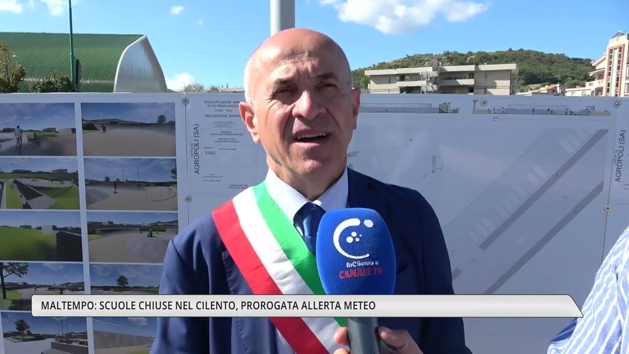 Allerta meteo in Campania: ecco le scuole chiuse nel Cilento