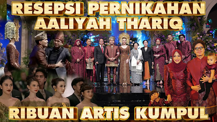 AALIYAH THARIQ BERSANDING PELAMINAN… RIBUAN ARTIS KUMPUL