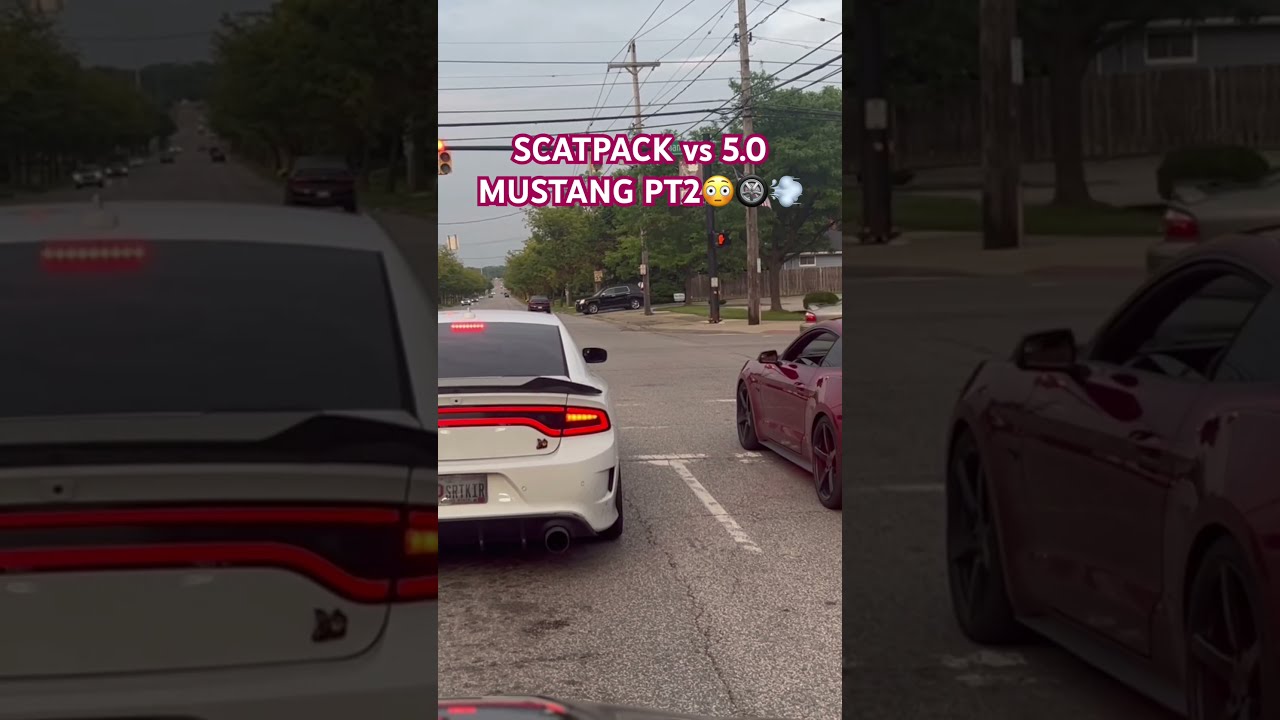 SCATPACK VS 5 0 MUSTANG STREET RACE Dodge 392 Mustangs Hellcat