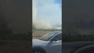 Jurrupa Valley fire in Riverside county california. #fire #firefighter #grending #shorts #short