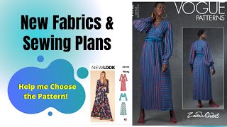 New Sewing Plans \& New Fabrics | Minerva Sponsored