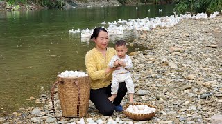 Together With The Abandoned Boy To Harvest Duck Eggs From Traders Goes To The Market Sell - Cooking