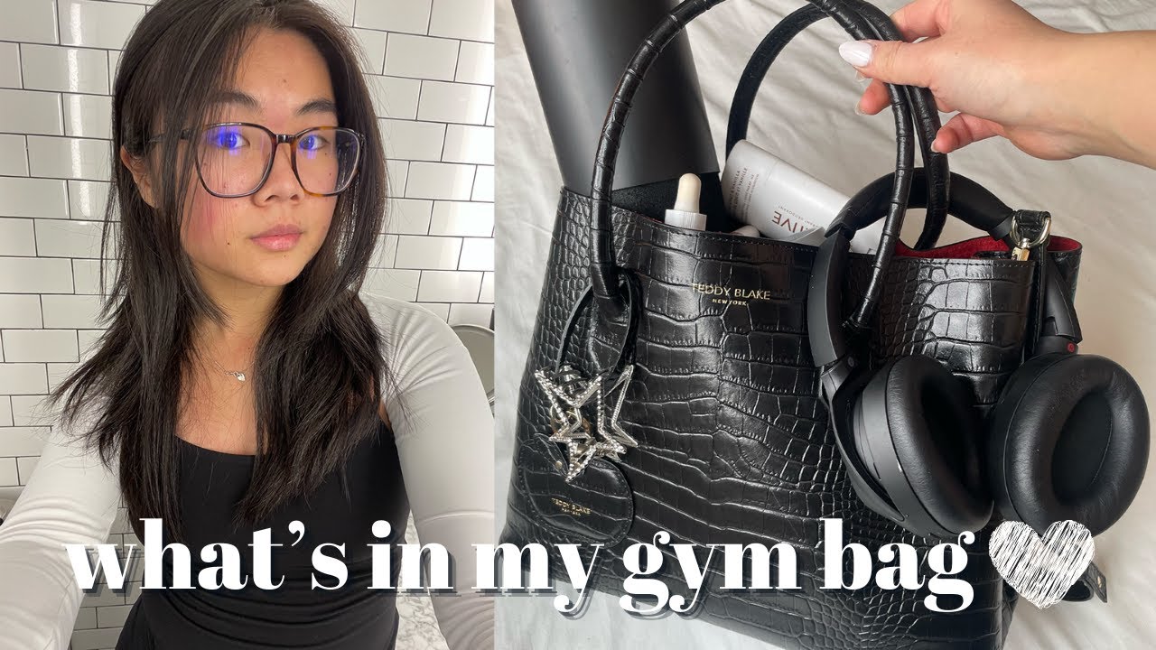 what's in my gym bag 2025 🎧 🎀 | essentials/must haves for the gym