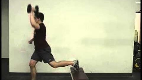 Split Squat with Contralateral Shoulder Press