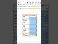 Mx Excel Shorts | Tricks & Tips | @GDSEdutech