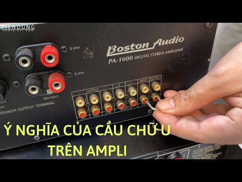 Ý NGHĨA & CÔNG DỤNG CỦA CẦU CHỮ Y TRÊN AMPLI BÃI. Tiến Dũng Audio Sài Gòn