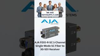 AJA FiDO-R-SC 1-Channel Single-Mode SC Fiber to 3G-SDI Receiver
