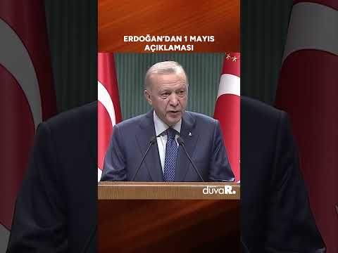 Erdoğan'dan 1 Mayıs açıklaması #shorts