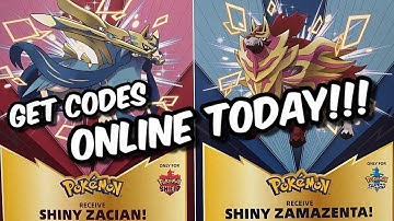 Get Shiny Zacian and Zamazenta Codes ONLINE!!