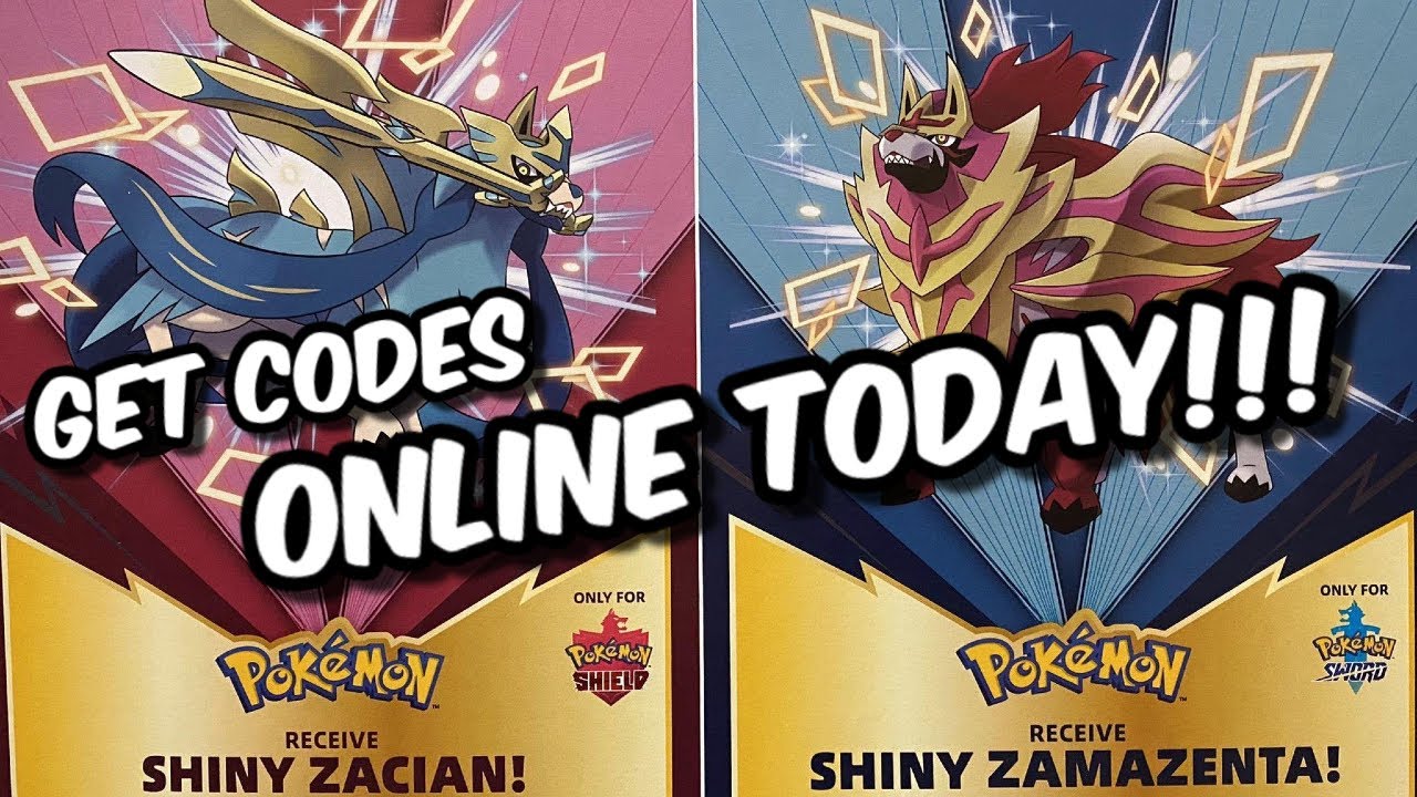 Get Shiny Zacian and Shiny Zamazenta at GameStop