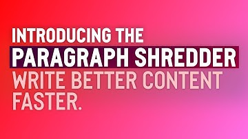 Scalable Content Expansion Using AI: Introducing the Paragraph Shredder