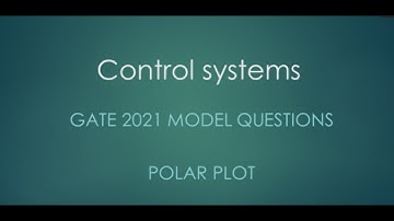 GATE 2021-Model Questions-Control Systems-Polar Plot