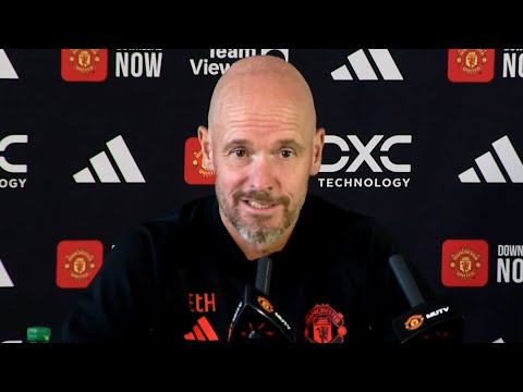 &#39;We have chosen a striker and we are REALLY HAPPY with our choice&#39; | Erik ten Hag | Man Utd v Wolves