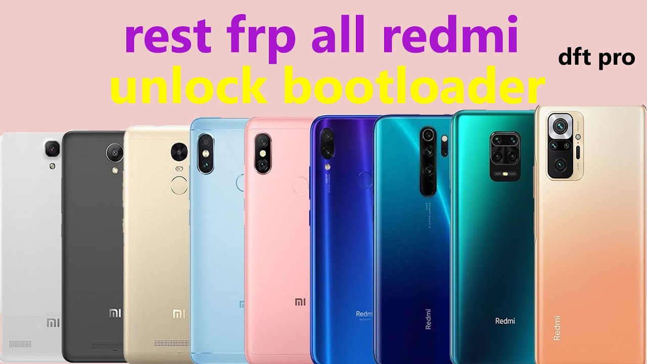 reset frp all redmi unlocked bootloader - YouTube