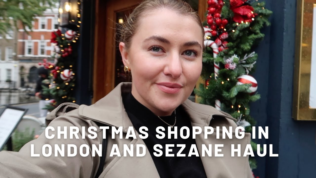 НОВИНКИ SEZANE И РОЖДЕСТВЕНСКИЙ ШОПИНГ В ЛОНДОНЕ | PetiteElliee Vlogs