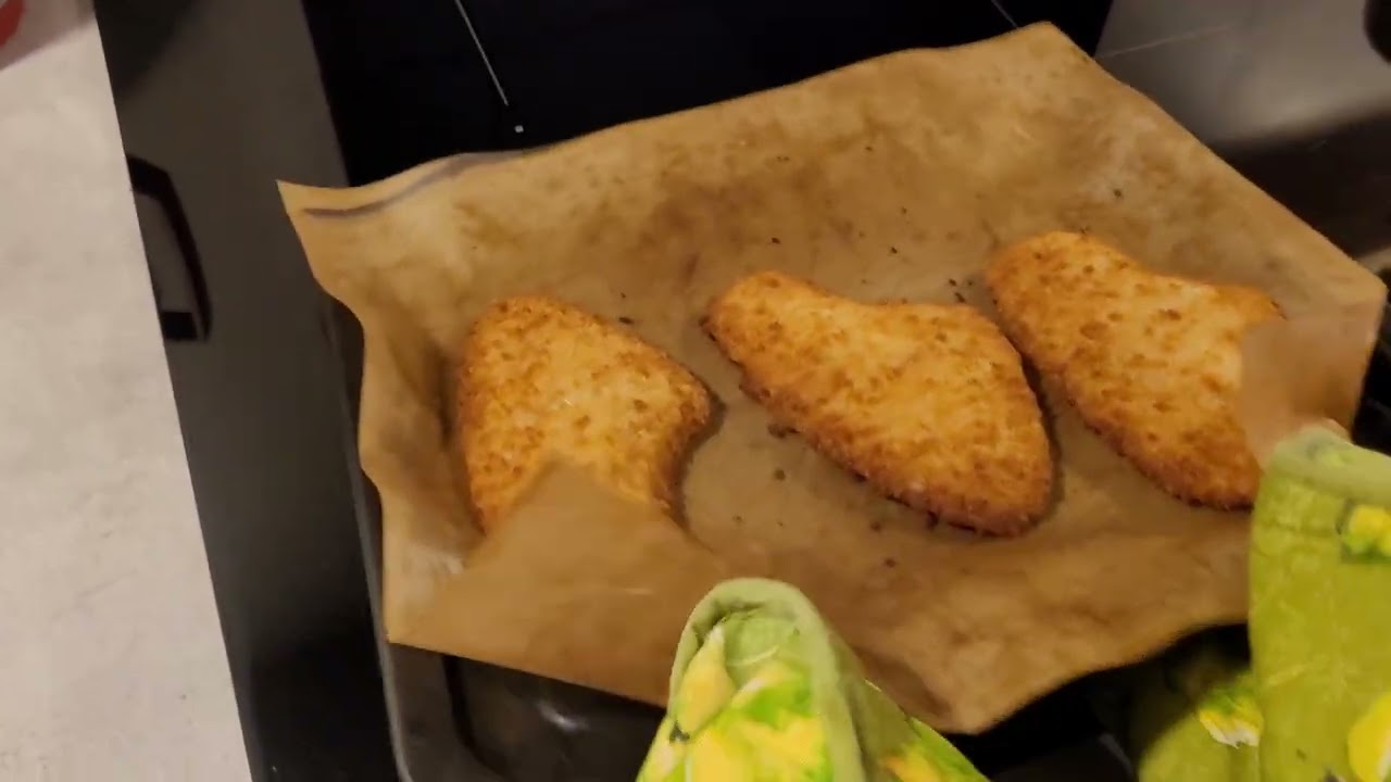 Fiskefileter fra Rema 1000 i airfryer. 