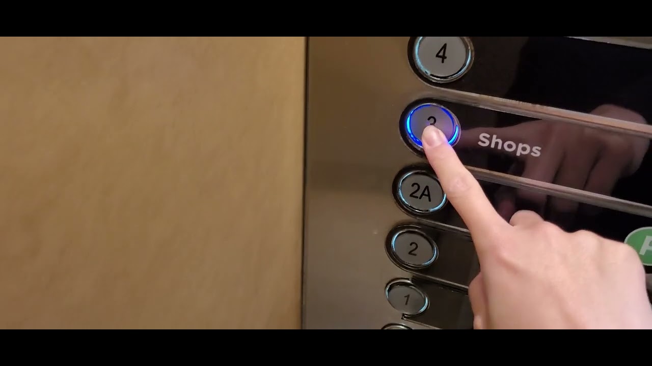 1X Schindler (mod by United lifts) elevator at Castle towers shopping centre.